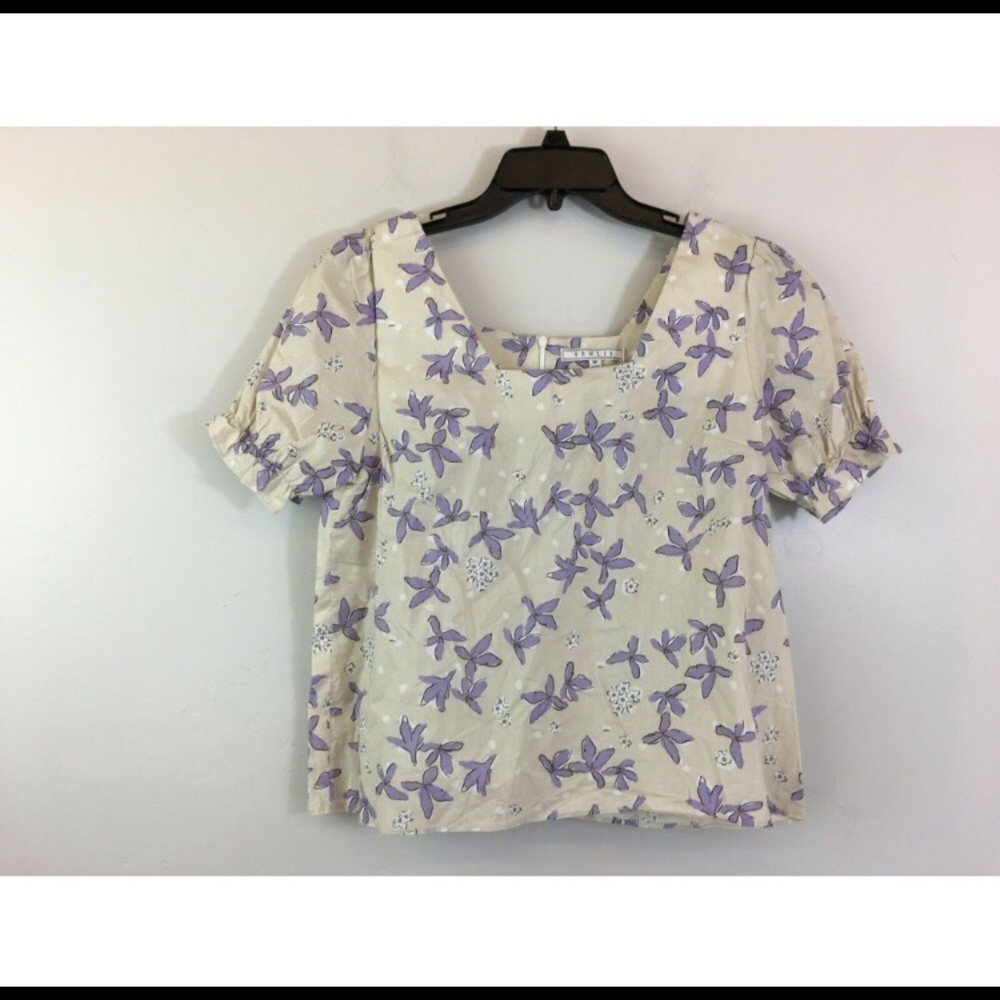 NWOT Senlis Floral Top M